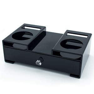 Hotel Annehmlichkeiten Verbrauchs material Box Acryl Aufbewahrung halter Gast freundschaft Tablett mit platzsparenden Schublade - Product Image 2