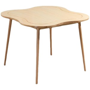 Heng Sheng Holdings Butterfly Shape Solid Wood Dining <b>Table</b> For Elderly Stable Design - Product Image 5