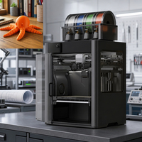 Version Globale Originale Imprimante 3D Automatique H2C AMS Combo Laser 40W Multicolore Haute Performance Gravure Grand Format FDM