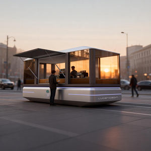 Kiosque mobile multifonctionnel, bar à café, boutique préfabriquée en conteneur, café en capsule, maisons pour les zones touristiques et les centres commerciaux - Product Image 2