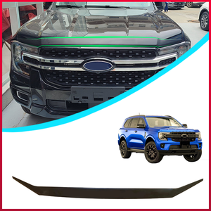 แผ่นกันกระแทกฝากระโปรงหน้าสีดำ ABS สำหรับ <span class=keywords><strong>Everest</strong></span> 2023 อะไหล่ตกแต่งออฟโรด - Product Image 1