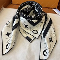 Foulard carré en twill de soie 100% 90x90cm, imprimé floral et lettres, pour femme, fabrication OEM ODM sur mesure pour cadeaux et vente en gros