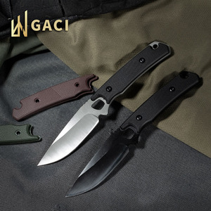 Cuchillo EDC de acero inoxidable de grado de soporte OEM personalizable para acampar, cazar, botón pulsador, cambio de hoja, cuchillo de utilidad para cortar - Product Image 2