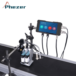 Industriële Tij Thermische Inkjetprintermachine <span class=keywords><strong>Hp</strong></span> 2.5 Hoge Resolutie Online 12.7Mm Datumcodeerders Ondersteunen Het Afdrukken Van Variabele Gegevens - Product Image 1