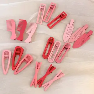 WD-B23 de pelo de Color rosa para niña, horquilla coreana, accesorios para niña, horquilla lateral