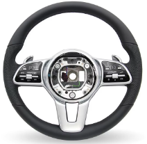 Volant <span class=keywords><strong>Mercedes</strong></span>, volant <span class=keywords><strong>Mercedes</strong></span> Benz avec poignée ergonomique antidérapante pour remplacement d'origine de la voiture - Product Image 6