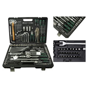 142 + 2Pcs tự động sửa chữa tay công cụ Kit ổ cắm 72 răng Ratchet cờ lê Screwdriver bits trường hợp khó khăn tùy chỉnh OEM làm bằng nhôm - Product Image 4