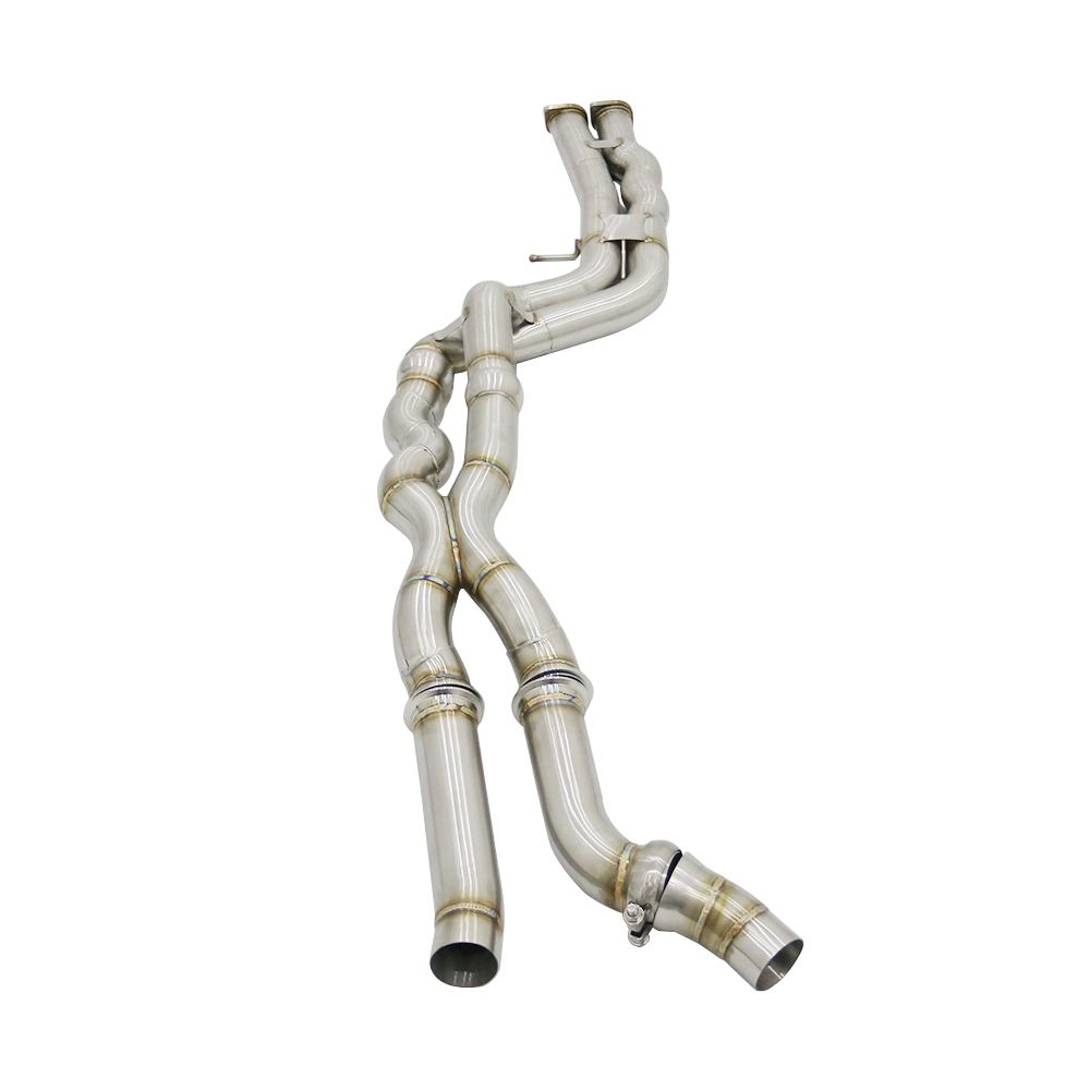 VantaFlow High Performance Mid Pipe Exhaust for BMW M2C F87 S55 3.0T 2018-2021 Stainless Steel 304 Mirror Polished Car Exhaust X Pipe