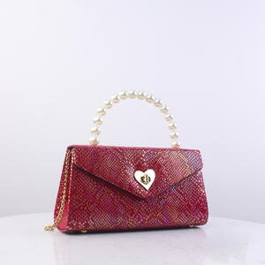 2024New Fashion Hot Selling Shoulder <b>Bag</b> Crossbody Trend Small Square <b>Bag</b> Wholesale <b>Pearl</b> Zipper - Product Image 2