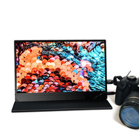 Nuevo Monitor Portátil 4k de 12.5 Pulgadas con Pantalla Táctil, USB Tipo-C, Bisel Estrecho y Carcasa de Aluminio para PS4, Teléfono Inteligente, PC