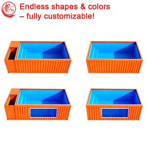 <span class=keywords><strong>Piscine</strong></span> en conteneur rose, livraison en conteneur de 30 pieds, automatique, demi-conteneur de 60 pieds, <span class=keywords><strong>piscine</strong></span> en fibre de verre FRP, <span class=keywords><strong>piscine</strong></span> en plastique, conteneurs de stockage pour piscines et spas - Product Image 2