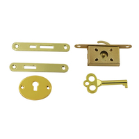 Boîte en bois pour cigares, accessoires de quincaillerie, Mini serrure en métal