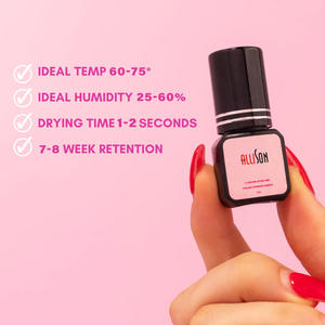 高级快干睫毛加长胶水私人标签胶个人睫毛防水敏感5毫升10毫升盒装 - Product Image 4