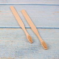 Ensemble de brosses à dents en bambou à poils ultra doux pour adultes, brossage quotidien des gencives