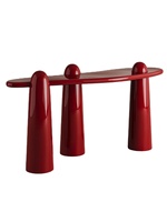 Meuble d'entrée IDAO Home Goods style Wabi-Sabi en bois massif, console personnalisable à plusieurs niveaux pour hall d'entrée, couloir ou rangement mural pour chaussures