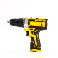 Perceuse-visseuse sans fil 12V lithium-ion transfrontalière à moteur à balais, deux vitesses, réversible, multifonction, type pistolet