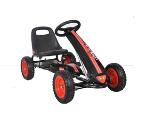 Air Jet pedale Go Kart verde per bambini grafica sportiva sulla carenatura anteriore, sedile avvolgente regolabile, cerchi a 4 raggi 10 'ruota EVA - Product Image 6