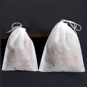 Wholesale Food Grade Full Sizes Sachet Bag Pouch Drawstring Non Woven Fabric <b>Tea</b> <b>Infuser</b> Bag for Filter Flower Green <b>Tea</b> - Product Image 1