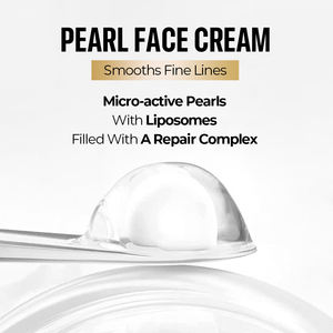 Kore kadınlar inci cilt bakım ürünleri doğal kollajen Anti-aging parlatıcı hyaluronik Aicid cilt bakımı yüz Serum krem seti - Product Image 5