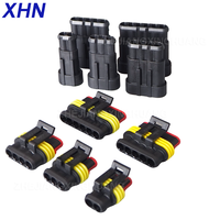 Conectores Impermeables para Automóviles de la Serie 1.5 de 12A, Enchufes Macho y Hembra IP65, 2/3/4/5/6 Pines, 700-021-1.5