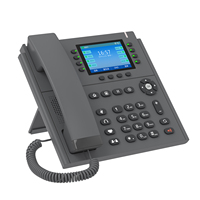 Teléfono VoIP de buena calidad, pantalla a color retroiluminada de 3,5 pulgadas, teléfonos de oficina, acceso inalámbrico de 2,4G, sistema IP PBX