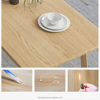 Ensemble de table et fauteuils de salle à manger en cuir PU de luxe, style Mid-Century Modern, pour appartement et atelier