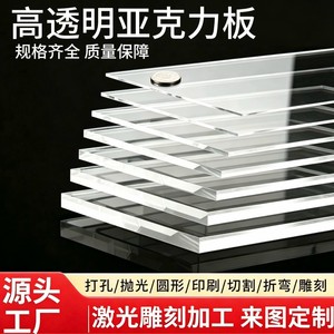 Plaque acrylique E1 transparente sur mesure pour panneaux et planches en plastique - Product Image 5
