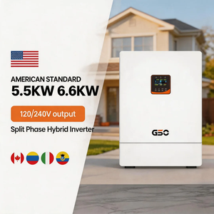 5.5kW 6.6kW แบบออฟกริดไฮบริดแบบเพียวริไฟเฟสเดียวสำหรับระบบโซล่าร์ออฟกริด5KW แสงอาทิตย์ VII GST48-5500มาตรฐานเรา - Product Image 5