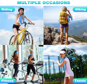 Serviettes rafraîchissantes en microfibre douce, chiffons respirants pour la randonnée, la course à pied et le fitness - Product Image 6