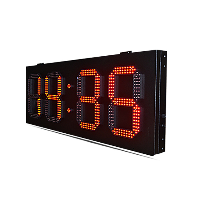 [Hong Hao] Outdoor Weatherproof, Cost-effective Outdoor 10 Inch Red 88.88 Format Led Time and Temperature Digital Screen