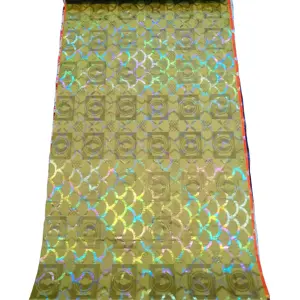cheap price STOCK Dyed Embossed Calender Gold High Quality Africa Ankara Wax Fabric