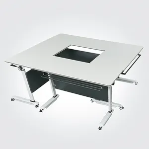 Escritorio Oficina Customized Folding Desk Modern Tables Folding Conference Office Meeting Desk Training Room Table