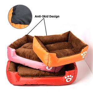 Üreticileri pembe peluş yuvarlak yıkanabilir lüks köpek kanepe evde beslenen hayvan yatak Amp aksesuarları - Product Image 2