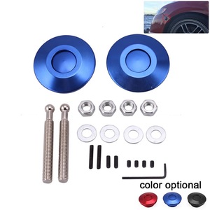 Cerradura de capó de aleación de aluminio de 62 mm de diámetro, pestillo decorativo para capó de motor, para mejora de automóviles, color azul opcional - Product Image 1
