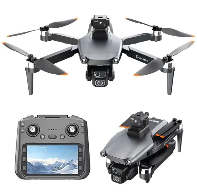 SJY-L600-1 PRO Drones with 4k Camera and Gps Camera 1080p Long Range 4.5 Inch LCD Large Color Screen Laser Obstacle Avoidance