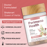 Perimeno Health Capsules 60 unités – Formule Médicale – Soutien Shatavari – Équilibre Hormonal – Humeur Saine – Soulagement des Bouffées de Chaleur Nocturnes