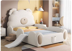 Letto per bambini con orsacchiotto di lusso diretto dalla fabbrica a basso costo con archiviazione di colore personalizzato - Product Image 2