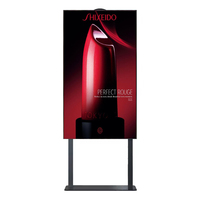 Écran publicitaire numérique LCD haute luminosité 2500 nits de 65 pouces, lisible en plein soleil, pour affichage vitrine avec SDK