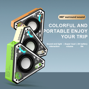Mini Altavoz Inalámbrico Bluetooth Estilo Mecha, Portátil, Resistente al Agua, Sonido 3D, para Escritorio, Deportes al Aire Libre - Product Image 5