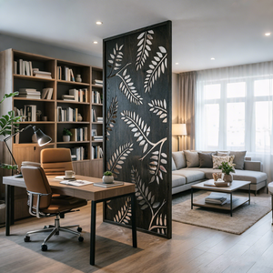 Diviseurs <span class=keywords><strong>de</strong></span> pièce WPC modernes pour intérieur, décoratifs, résistants à l'eau, faciles d'entretien pour <span class=keywords><strong>la</strong></span> maison et le bureau - Product Image 5