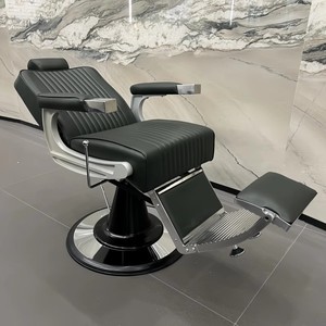 Chaise de Barbier Rétro QuMeng en Promotion – Mobilier de Salon de Coiffure Abordable et Équipement de Coiffure Durable à Vendre - Product Image 3