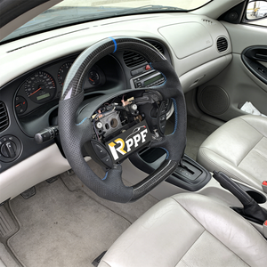 Volante de Fibra de Carbono Real de Ajuste Preciso para Ford <span class=keywords><strong>Mustang</strong></span> 1999 2000 <span class=keywords><strong>2001</strong></span> 2002 2003 2004 - Product Image 1