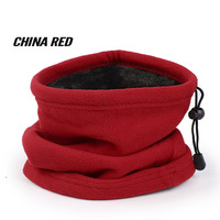 Vente en gros de masques d'hiver chauds et pelucheux pour le cyclisme en plein air avec cache-cou en polaire épaissie avec cordon de serrage Masque bandana