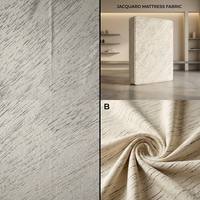 Tissu de matelas tricoté jacquard linéaire artistique du fabricant d'origine |   Tissu respirant pour taie d'oreiller, tissu de matelas