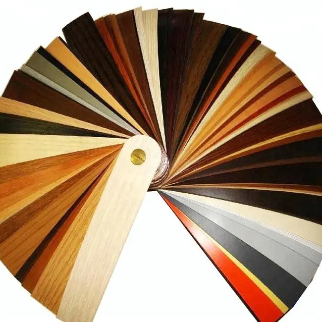 Bandas decorativas de PVC ABS para muebles, bandas de borde de buena calidad, para puertas de madera y armarios, 0,4-3mm de grosor