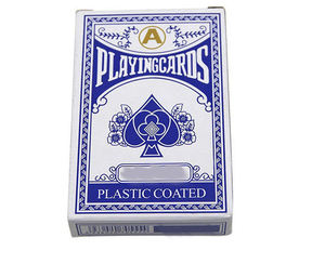 Cartas de Póker Estampadas en Caliente Personalizadas - Cartas de Juego de Papel Delgado Azul y Rojo de 230 g, Personalizadas de Alta Calidad para Casino y Uso Promocional - Product Image 6