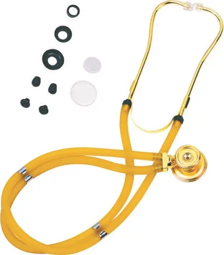 Profession elles Stethoskop Preis Real Gold Medical Plated Stethoskop medizinisches Edelstahl Stethoskop