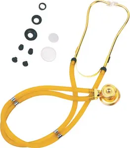 Profesyonel stetoskop fiyat gerçek altın tıbbi kaplama stetoskop tıbbi paslanmaz çelik stetoskop