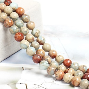 Jaspe <span class=keywords><strong>Serpentine</strong></span> naturel de haute qualité, perles rondes en vrac - Product Image 3