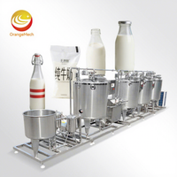 Cuve de Pasteurisation Automatique Commerciale ORME en Acier Inoxydable SS304 avec Homogénéisateur et Moteur, Ligne de Traitement du Lait 100L - Prix